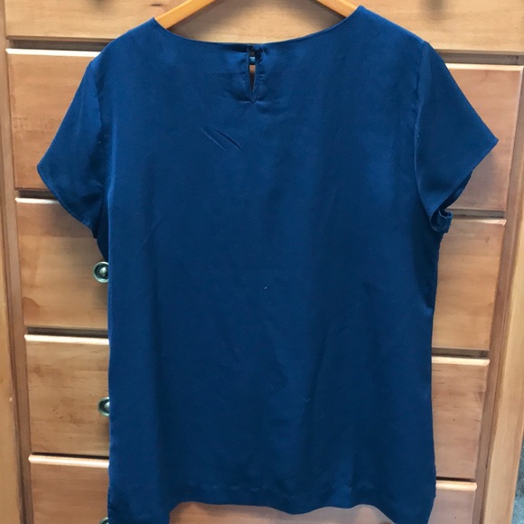 J. Crew Navy short sleeve “tee shirt” blouse - Picture 3 of 3